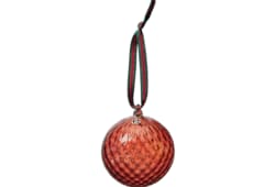 Murano glass baubles, set of two