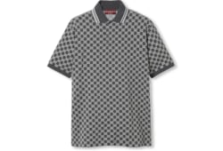 Polo GG en jacquard de lamé et coton