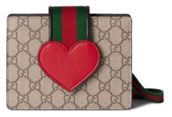 Сумка с орнаментом GG и сердцем для детей 3–12 лет