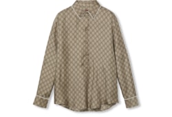 Bluse aus Seidentwill mit Print