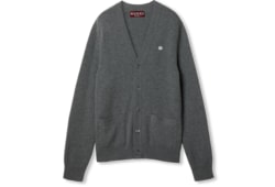 Embroidered wool cashmere cardigan