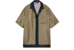 Camicia in seta stampata