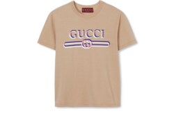 Camiseta de punto de algodón estampado