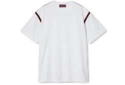 T-shirt en jersey de coton avec bande Web