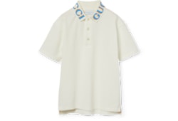 Polo infantil de algodón con estampado