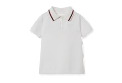 Baby embroidered cotton polo dress