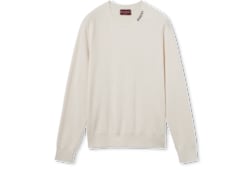 Jersey de algodón y seda con intarsia