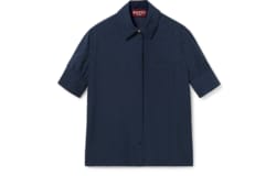 GG and chain silk jacquard shirt