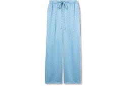 Pantalón de satén con GG