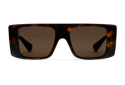 Rectangular frame sunglasses