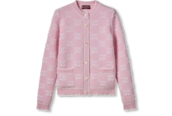 Cardigan in lana jacquard GG bouclé