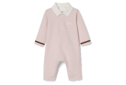 Tutina neonato ricamata in cotone