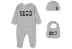 Set regalo neonato da tre pezzi con stampa