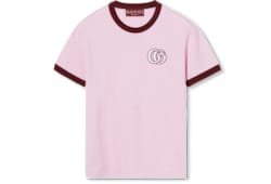 Embroidered cotton jersey T-shirt
