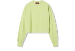 Embroidered cotton jersey sweatshirt