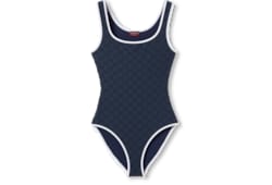 Купальник из махровой ткани с орнаментом GG