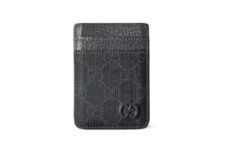 Grey trim magnetic card case