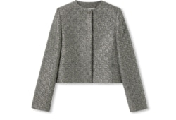 Jacke aus GG Wolltweed mit Stickerei