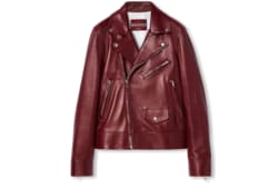 Giacca da biker in pelle