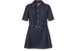 Mini abito in denim con Morsetto