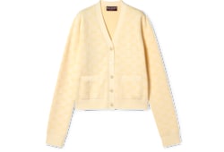 Fine cotton GG jacquard cardigan