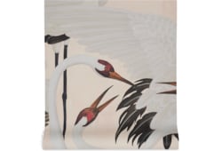 Papel pintado con estampado de garza