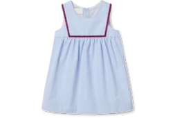 Платье из хлопкового поплина с вышивкой, 0–1 год