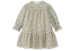 Abito neonato in cotone lamé GG