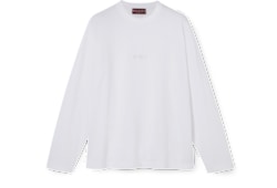 Camiseta de punto de algodón de manga larga