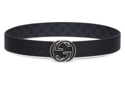 Reversible belt with Interlocking G buckle