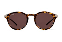 Low nose bridge fit round sunglasses