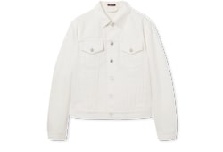 Jacke aus Denim mit Gucci Webkante