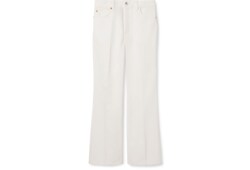 Pantalon court et évasé en denim