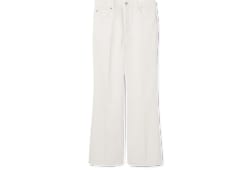 Pantalone flare dal taglio corto in denim