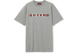 Cotton jersey T-shirt with print