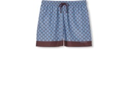 Плавательные шорты из технического поплина с принтом
