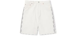 Denim shorts with Gucci selvedge
