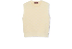 Top senza maniche in cotone GG fine