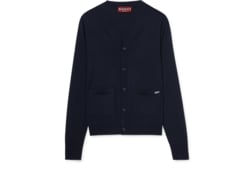 Cardigan aus feinem Wollstrick mit Intarsie