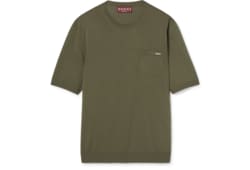 Oberteil aus feinem Wollstrick mit Intarsie