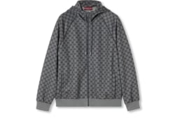 Chaqueta de neopreno cremallera y motivo GG