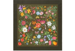 Printed silk twill carré