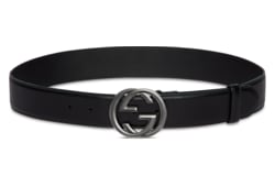 Belt with Interlocking G buckle