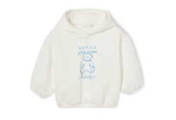 Felpa neonato in cotone con stampa