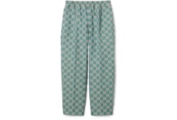 Pantalone bambino in cotone con motivo pied de poule GG