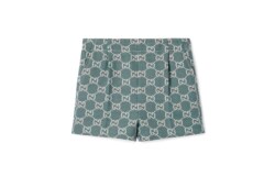 Шорты из хлопка GG «гусиная лапка», 0–1 год