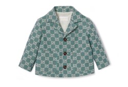 Baby GG cotton houndstooth jacket