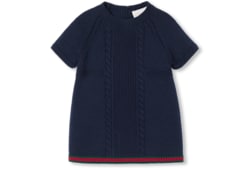 Baby wool dress with Web
