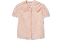 Camisa infantil de muselina con estampado