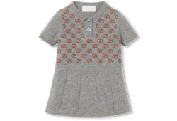 Robe pour bébé en laine avec broderie